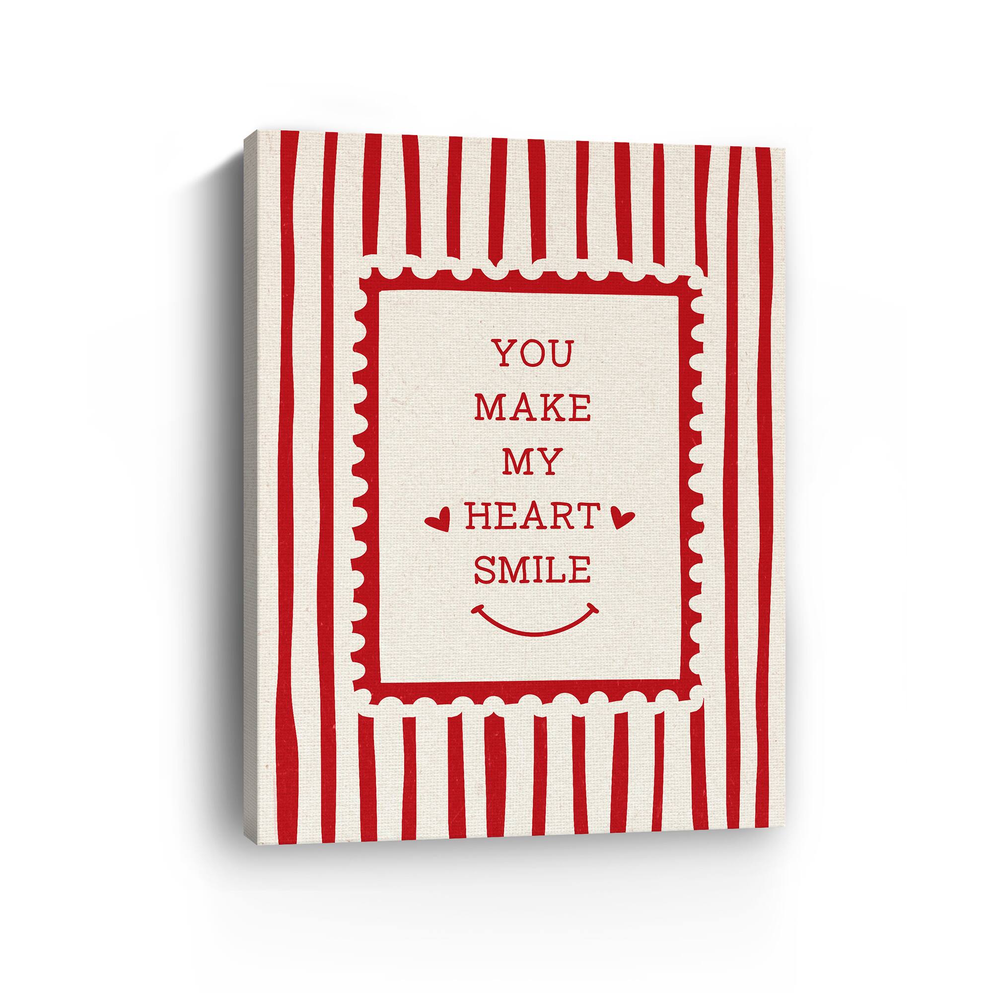 Smile Heart Canvas Giclée Art